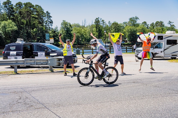 Viel bejubelt wurde Philipp Kaider heuer für seiner Leistung beim „Race across America“ . 2026 ...