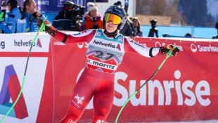 Magdalena Egger hatte mit dem Airbag zu kämpfen.