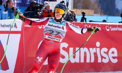 Magdalena Egger hatte mit dem Airbag zu kämpfen.