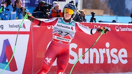 Magdalena Egger hatte mit dem Airbag zu kämpfen.