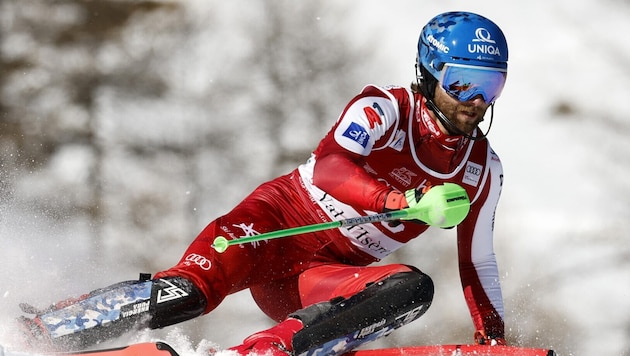 Marco Schwarz showed up in Val d'Isere.