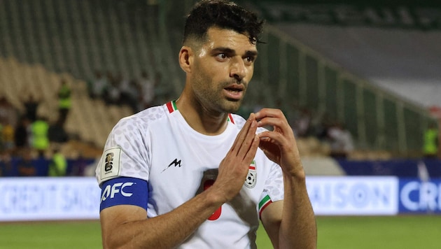 Iran-Kapitän Mehdi Taremi muss weiterhin um seine WM-Teilahme bangen.