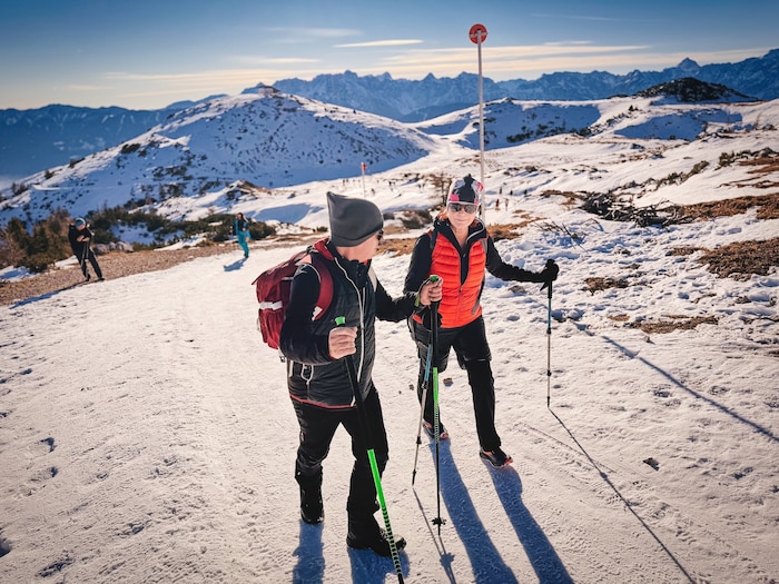 Herrliches Bergwetter sorgte für viele lachende Gesichter.