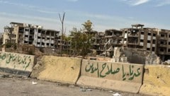 Das Geisterviertel Jobar in der Hauptstadt Damaskus – hier wird es noch Jahre dauern, bis ...