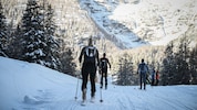 Auf der Wurzeralm gibt es eine eigene Spur für Tourengeher auf der Talabfahrt.