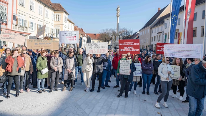 Kampf um die Orthopädie: Die Radkersburger haben schon im November demonstriert, diese Woche ...