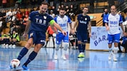 Vahid Muharemovic (li.) ist der einzige Kärntner bei FUTSAL Klagenfurt. 