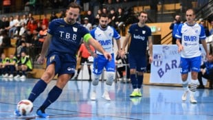 Vahid Muharemovic (li.) und FUTSAL Klagenfurt zogen erstmals ins Finale ein.