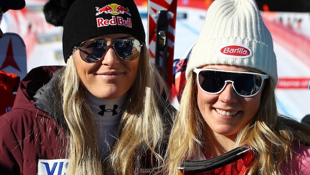 Lindsey Vonn and Mikaela Shiffrin