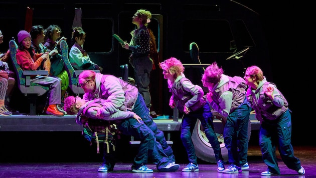 Auf ins Waldcamp: Vincent (li.) und seine vier Fantasiefreunde.