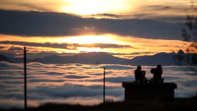 Wer Sonne tanken möchte, muss diese Woche hoch hinauf (Symbolbild).