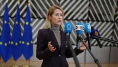 EU-Außenbeauftragte Kaja Kallas am Montag in Brüssel