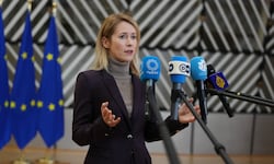 EU-Außenbeauftragte Kaja Kallas am Montag in Brüssel
