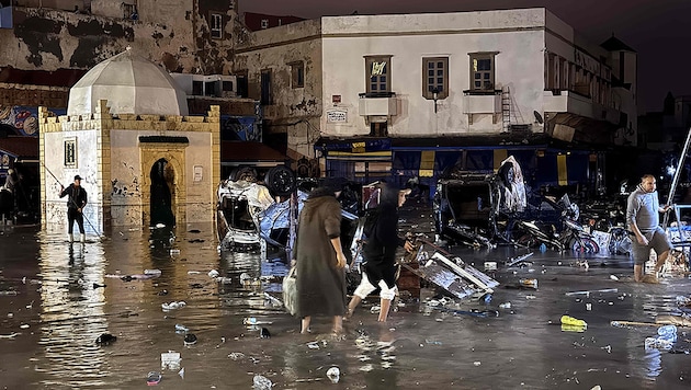 Safi liegt etwa 300 Kilometer südlich der Hauptstadt Rabat an der marokkanischen Atlantikküste.