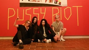 Von links: Maria Aljochina, Lucy Shtein, Olga Borisowa and Diana Burkot