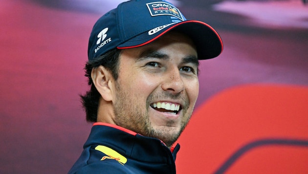 Sergio Perez hat sich einen kleinen Seitenhieb auf Red Bull nicht verkneifen können.