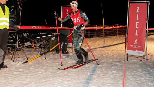 Der Vorarlberger Daniel Ganahl bestritt am Samstag sein erstes Rennen auf Schnee nach seinem ...