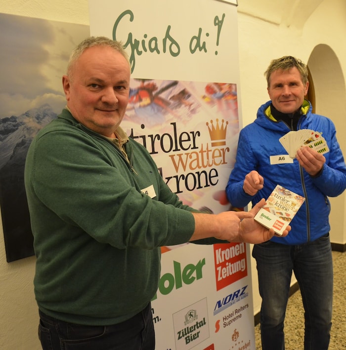 Richard Verdorfer (li.) und Helli Platzgummer aus Südtirol wollten ins Finale – leider gab‘s zu ...