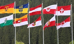 Künftig nur noch drei statt neun Bundesland-Flaggen?