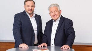 Landesgeschäftsführer Franz Ebner (links) und OÖ-Landesobmann Josef Pühringer