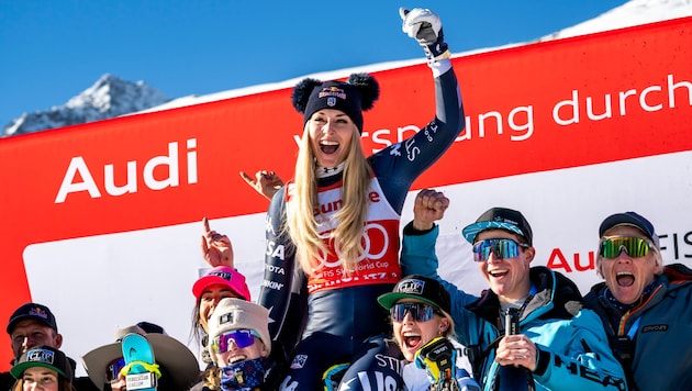 Lindsey Vonn siegte zuletzt in St. Moritz – und auch schon an der Grenze zu Kärnten!
