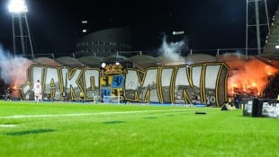 Gute Stimmung, schlechte Ausbeute: Die Sturm-Fans hatten daheim wenig zu feiern.