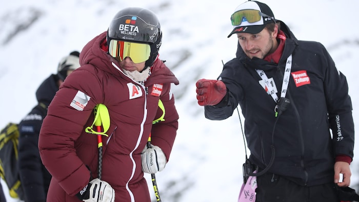 Christoph Plöchl besprach in der vorigen Saison auch mit der zurückgetretenen ...