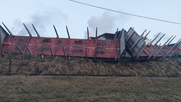 Ein Waggon entgleiste in Unterkärnten