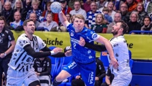 Team-Star Lukas Hutecek im Hit gegen Kiel.