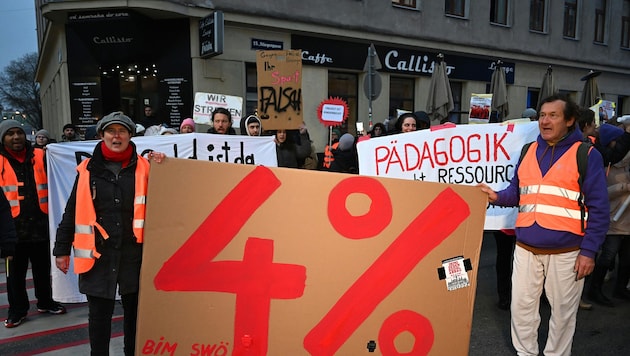 Die Arbeitnehmer fordern vier Prozent Gehaltserhöhung