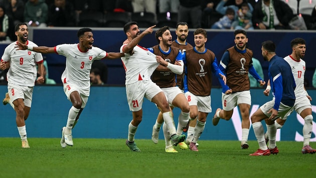 Jordanische Freude über den Sieg gegen Saudi-Arabien