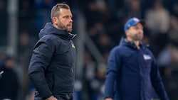 Jürgen Säumel (l.) gegen Ferdl Feldhofer (r.) – im Moment fraglich, ob es dieses Derby in Graz ...