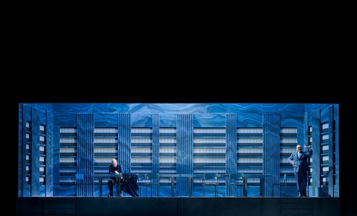 Tareq Nazmi (li., Rocco) und Christopher Maltman (Don Pizarro)