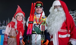 Von Vermeuelens drittem Platz in Ruka war sogar der Weihnachstmann verblüfft