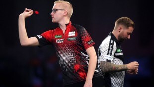 Jurjen van der Velde (li.) musste sich Danny Noppert geschlagen geben.