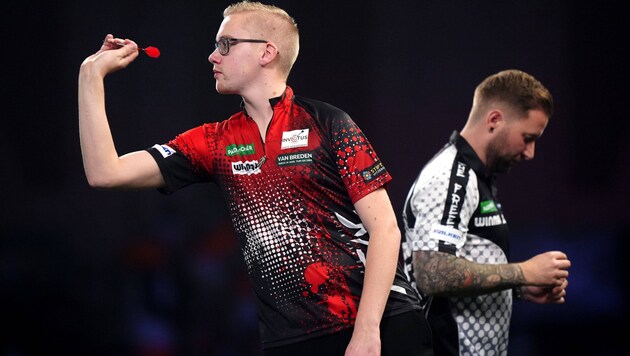 Jurjen van der Velde (li.) musste sich Danny Noppert geschlagen geben.