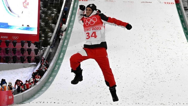 Gewann in Peking Einzel-Silber und Team-Gold: Manuel Fettner.