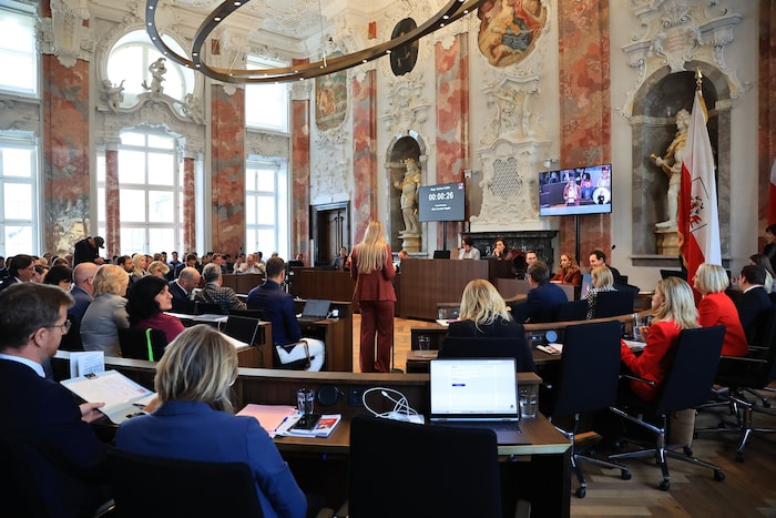 Die Debatten am ersten Tag im Februar-Landtag waren hitzig.