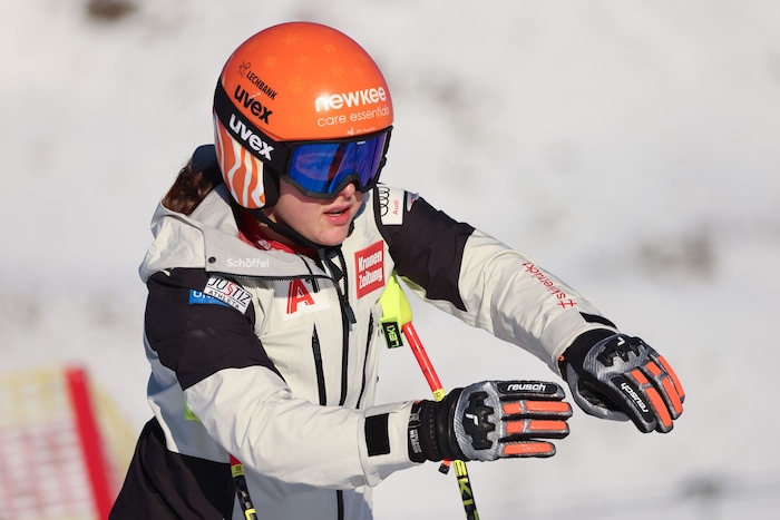 Leonie Zegg lag lange Zeit auf Podestkurs, fiel nach einem schweren Fehler aber noch auf Rang 19 ...