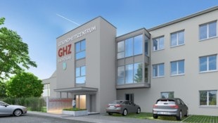 Ein altes Bürogebäude in der Industriestraße wird bis Herbst 2026 einigen neuen Kassenärzten ...