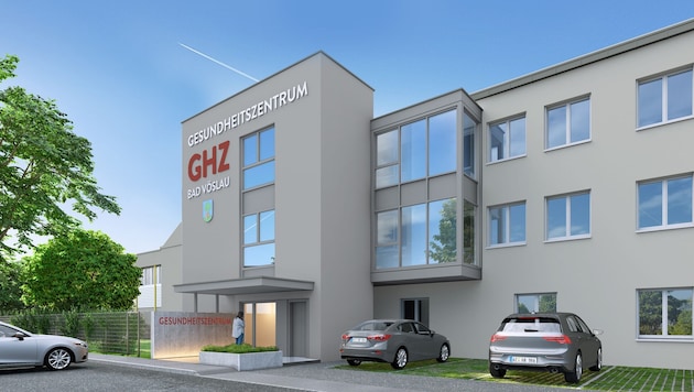 Ein altes Bürogebäude in der Industriestraße wird bis Herbst 2026 einigen neuen Kassenärzten ...