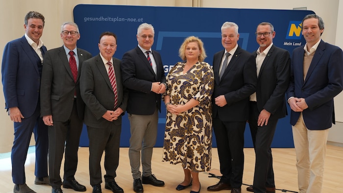 Gesundheitspläne präsentiert: Ärztekammer, Klinikbetreiber, ÖGK, NÖGUS, Politik