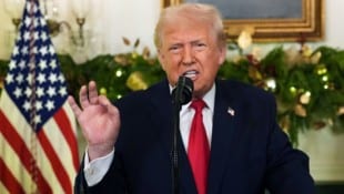 Der amtierende US-Präsident Donald Trump lässt keine Gelegenheit aus, Entscheidungen seines ...