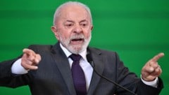 Brasiliens Präsident Luiz Inacio Lula da Silva ist wegen des Zögerns der EU-Staaten nun der ...
