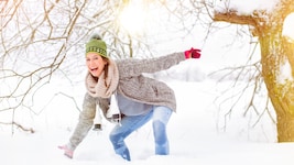 Im Winter kann man auch aktiv sein.