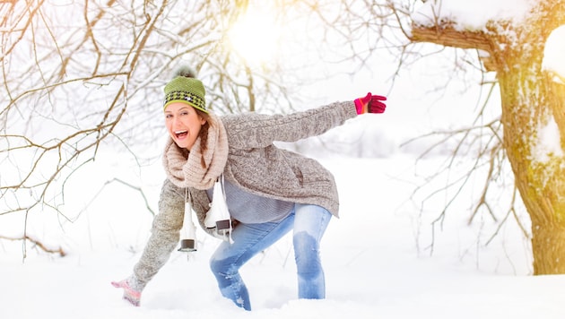 Im Winter kann man auch aktiv sein.