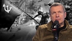 Der russische Moderator Wladimir Solowjow droht in seiner Sendung Österreich mit Krieg.