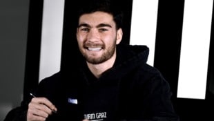 Der Georgier Gizo Mamageishvili unterschrieb bei Sturm bis 2029.