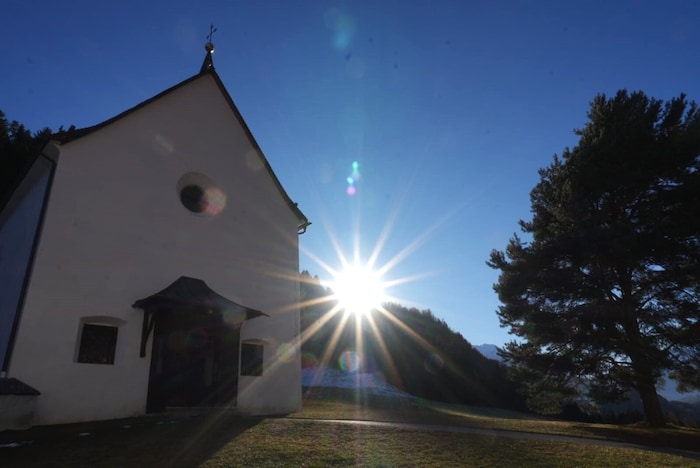 ... auch noch am Nachmittag bei der Wallfahrtskirche Maria Hilf.