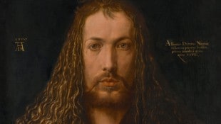 Ein Ausschnitt von Albrecht Dürers berühmtem „Selbstbildnis im Pelzrock“ (1500 oder um 1509/10)